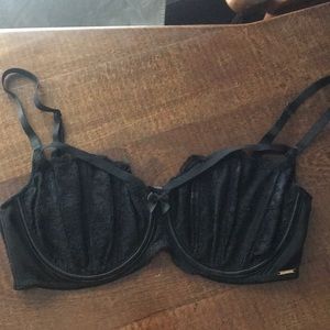 ASOS Bluebella Retro Pinup Black Lace Bra 34DD